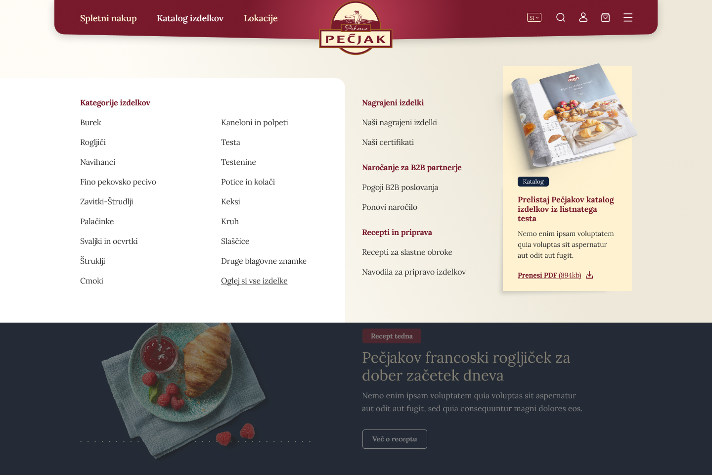 Pečjak Recipes & editorial